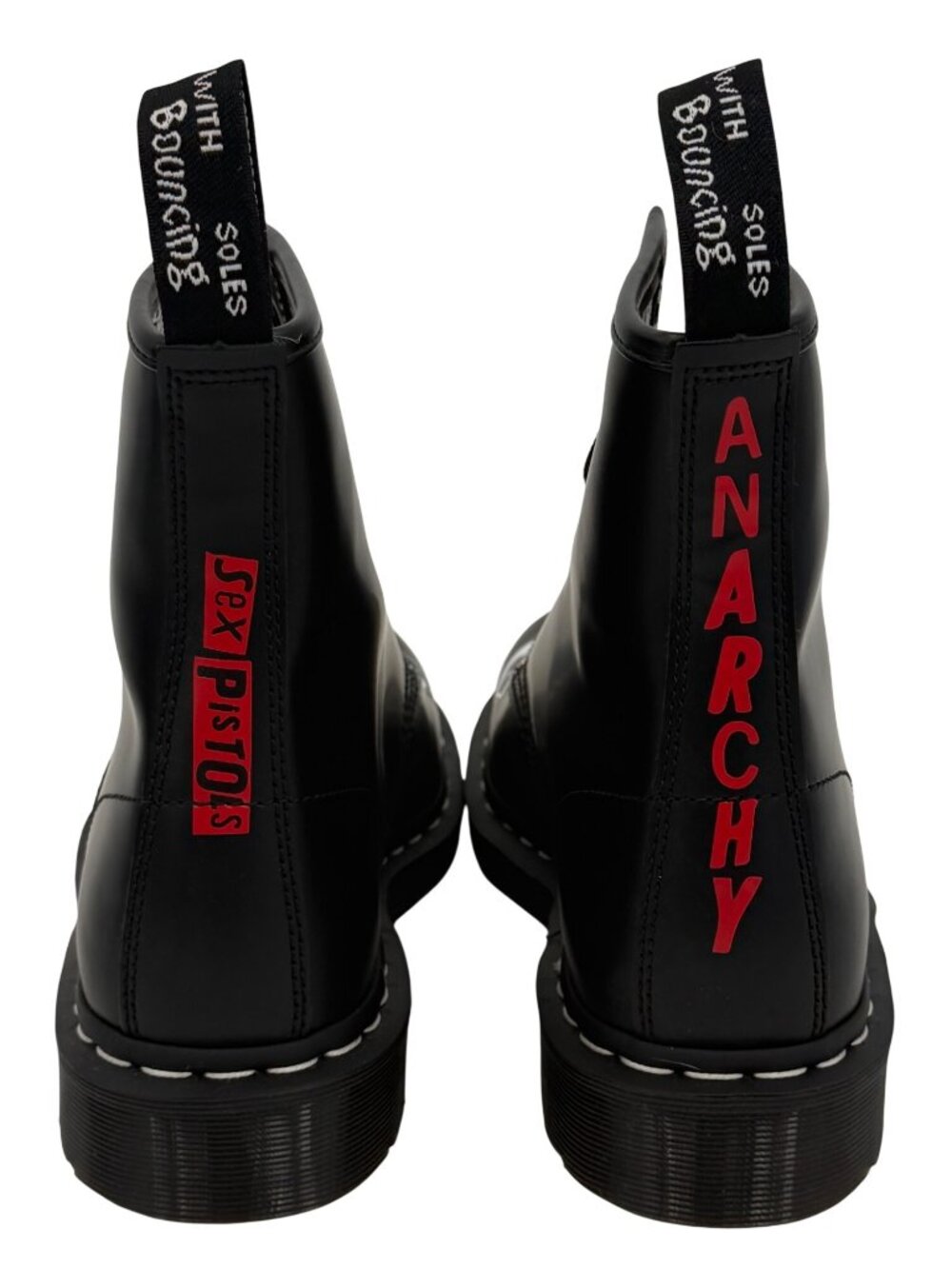 NIB Sex Pistols x Dr. Martens 1460 Black Leather Combat Boots M9 | LTD ED ICON - Picture 5 of 16